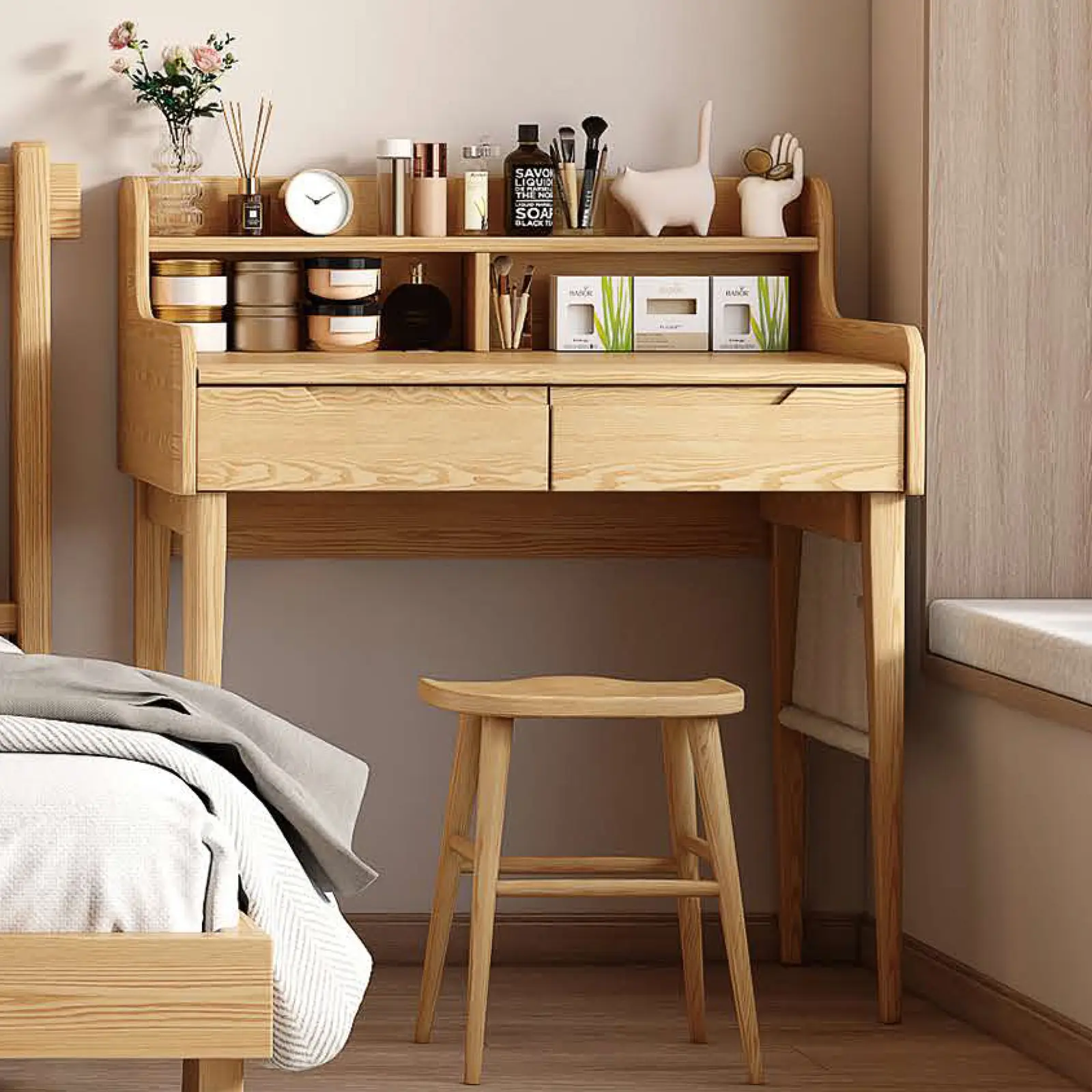 Livora One MOKU レンタルデスク・ドレッサーセット