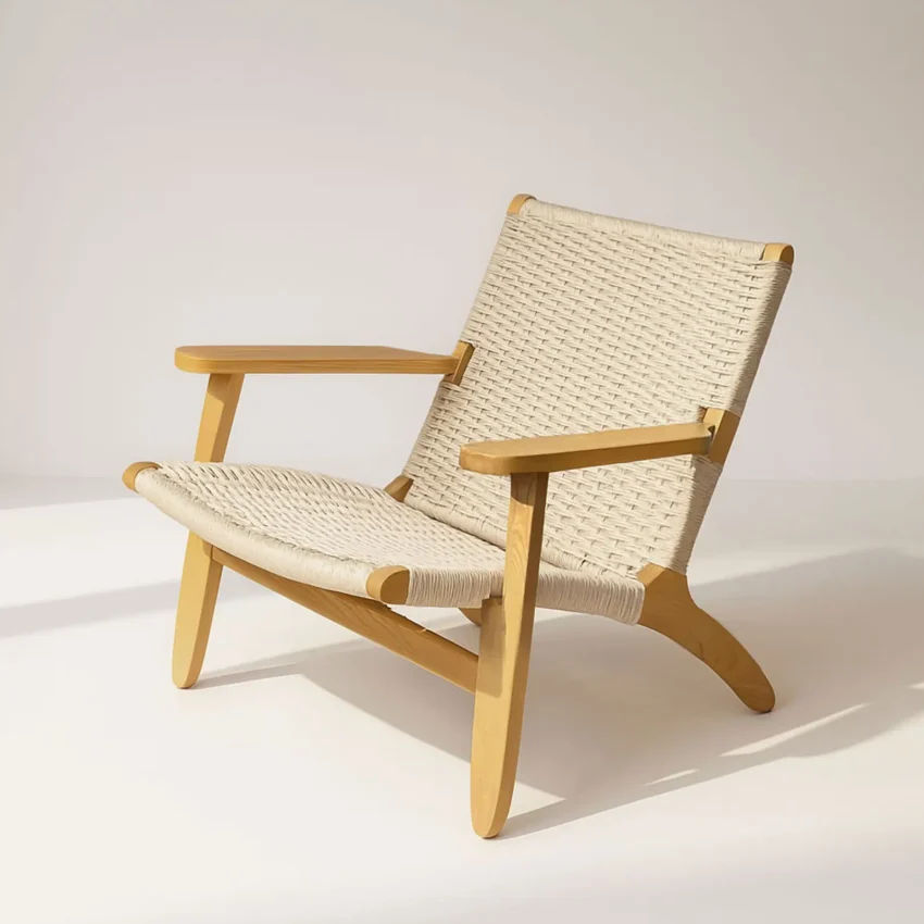 Livora One MOKU S801 ラウンジチェア　 ホワイトアッシュ