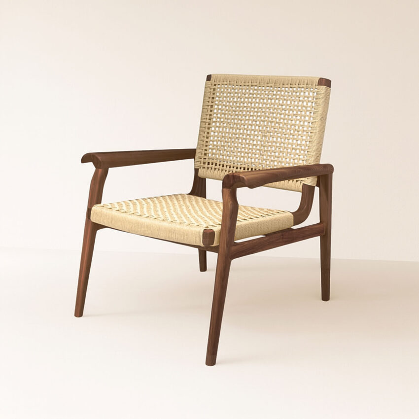 Livora One MOKU S809 ラウンジチェア　 ホワイトアッシュ